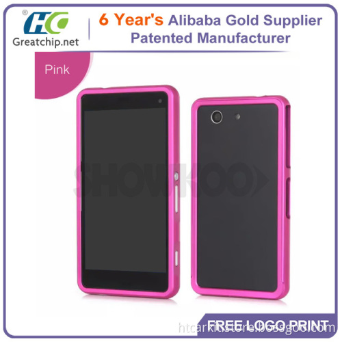 Mobile phone case for Sony z4mini aluminum bumper case High quality Factory price
